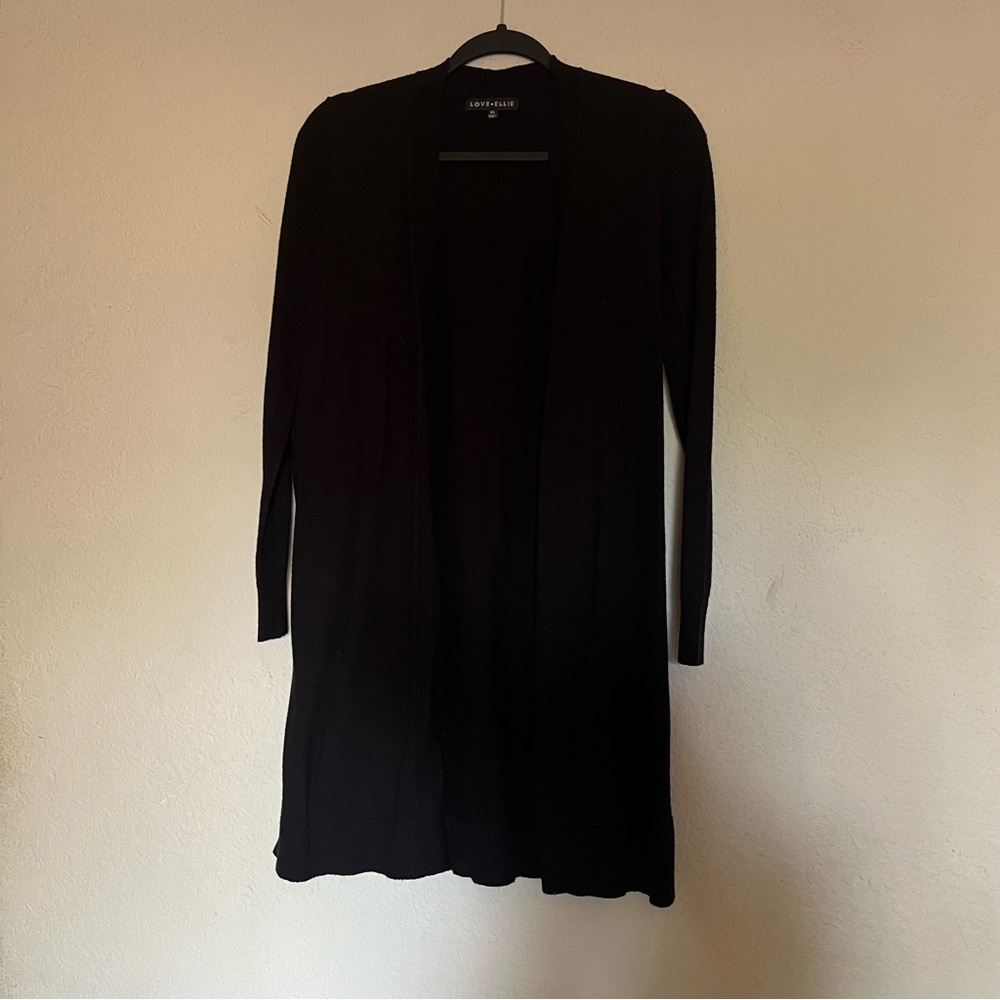 Black cardigan